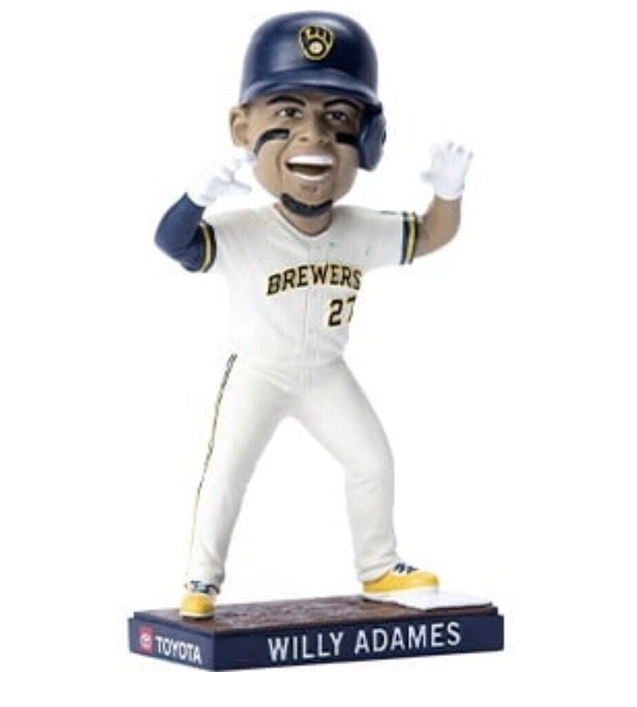 2022 Willy Adames Milwaukee Brewers "CLAWS UP" SGA Bobblehead MLB NIB