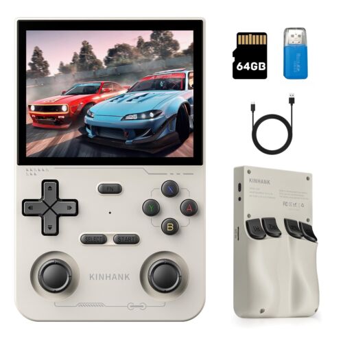 K36 Retro Handheld Video Game Console 16000+ Retro Games Emulator 3.5 in - Gray