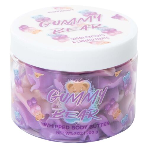 NEW Gummy Bear scented whipped body butter Sugar Crystals And Candied Fruits