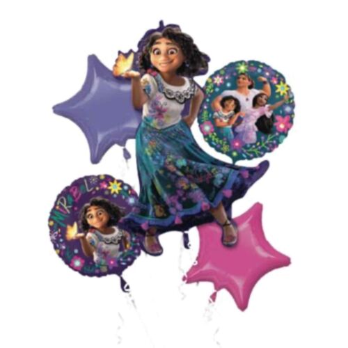 ENCANTO Birthday Party Supplies Foil Mylar Disney Encanto Balloon Bouquet