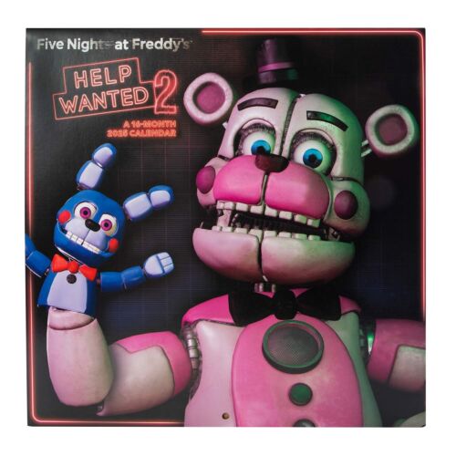 FIVE NIGHTS AT FREDDYS: HELP WANTED 2 - 2025 - 16 Month Wall Calendar