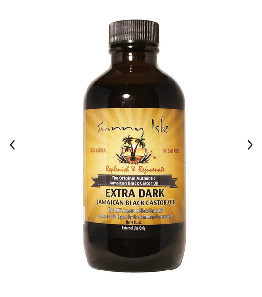 The Sunny Isle Extra Dark Jamaican Black Castor Oil - Repairs Damaged Hair