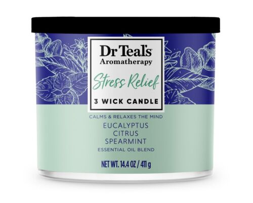 Dr Teal's Aromatherapy Stress Relief Candle 14 Oz