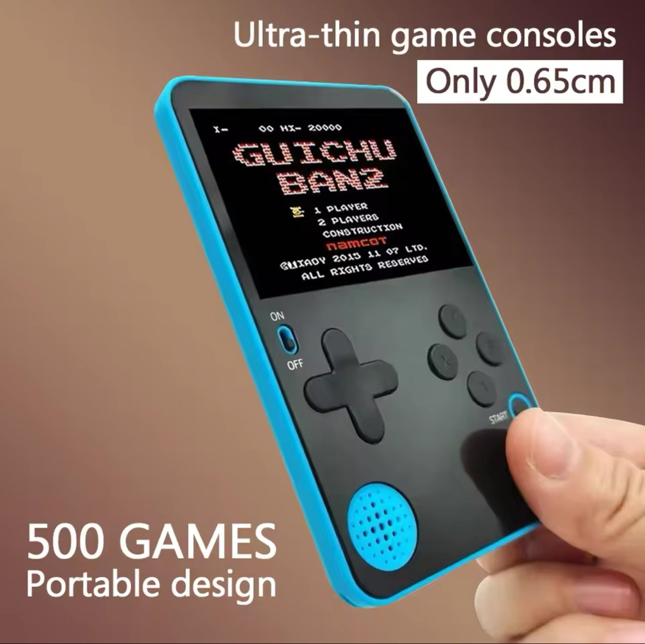 Portable Video Game Console Handheld Game Player for Kids Retro Console Built in 500 Games Mini Game