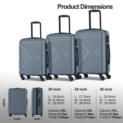 Travelhouse 3-Piece Luggage Set Just For You!!!