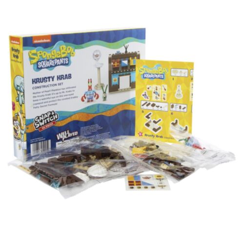 spongebob squarepants Snap & Switch Krusty Krab construction set!