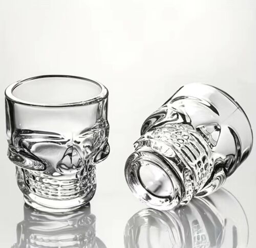 Skull Shot Glasses Celebration Drinking Party Decor