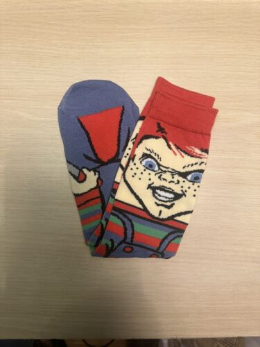 Unisex Horror Movie Cartoon Tube Socks(Chucky)