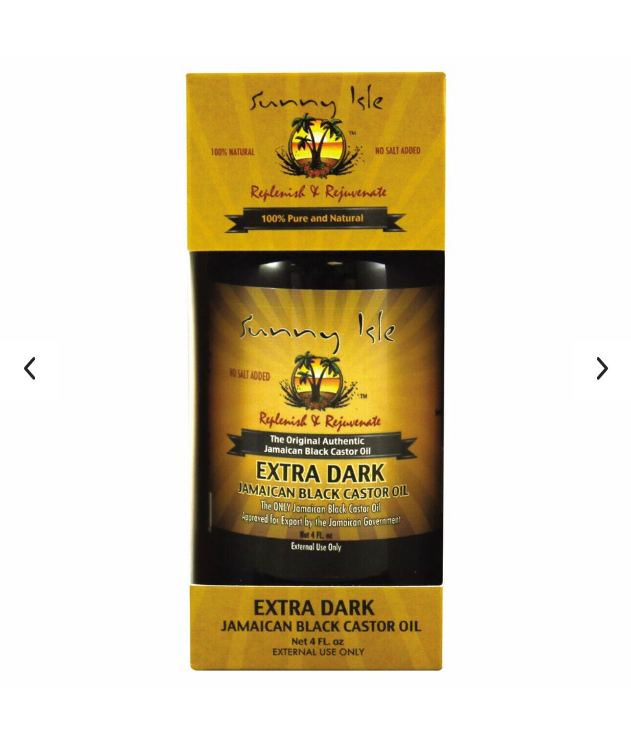 The Sunny Isle Extra Dark Jamaican Black Castor Oil - Repairs Damaged Hair